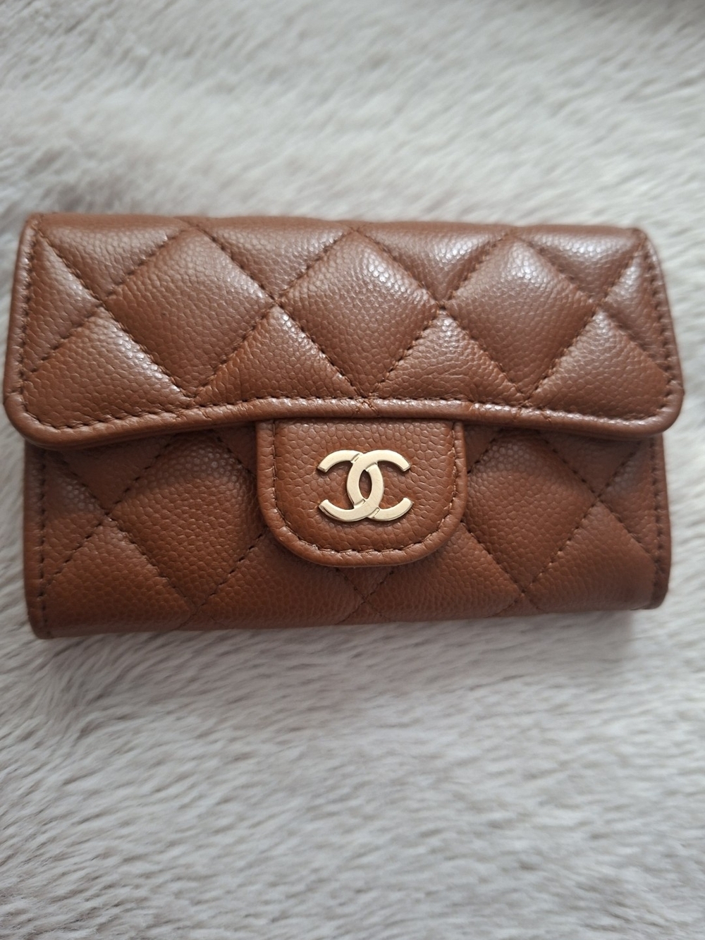 CHANEL Caviar Quilted Classic Flap Card Holder